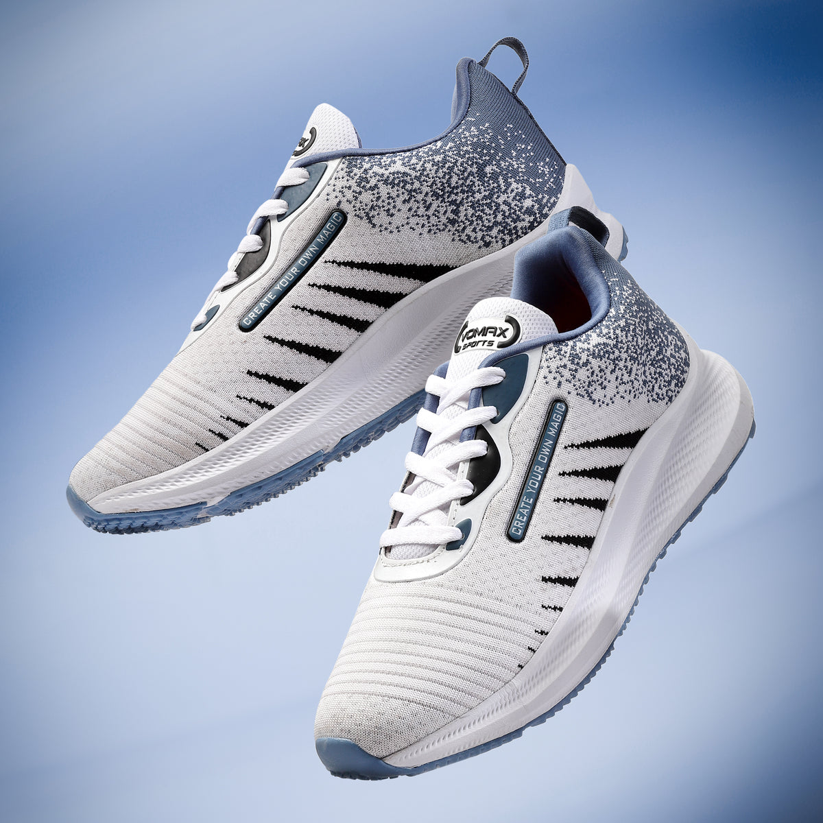 VOMAX SPORTS  PL-106 sports running,gym shoes flynit upper lightweight phylon compound sole