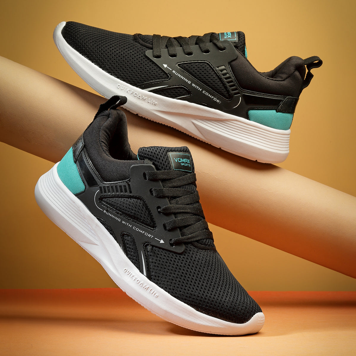 VOMAX SPORTS JK-33 Running Shoes for Men Ideal for Long-Distance Runs, Breathable Mesh Upper Running Shoes For Men