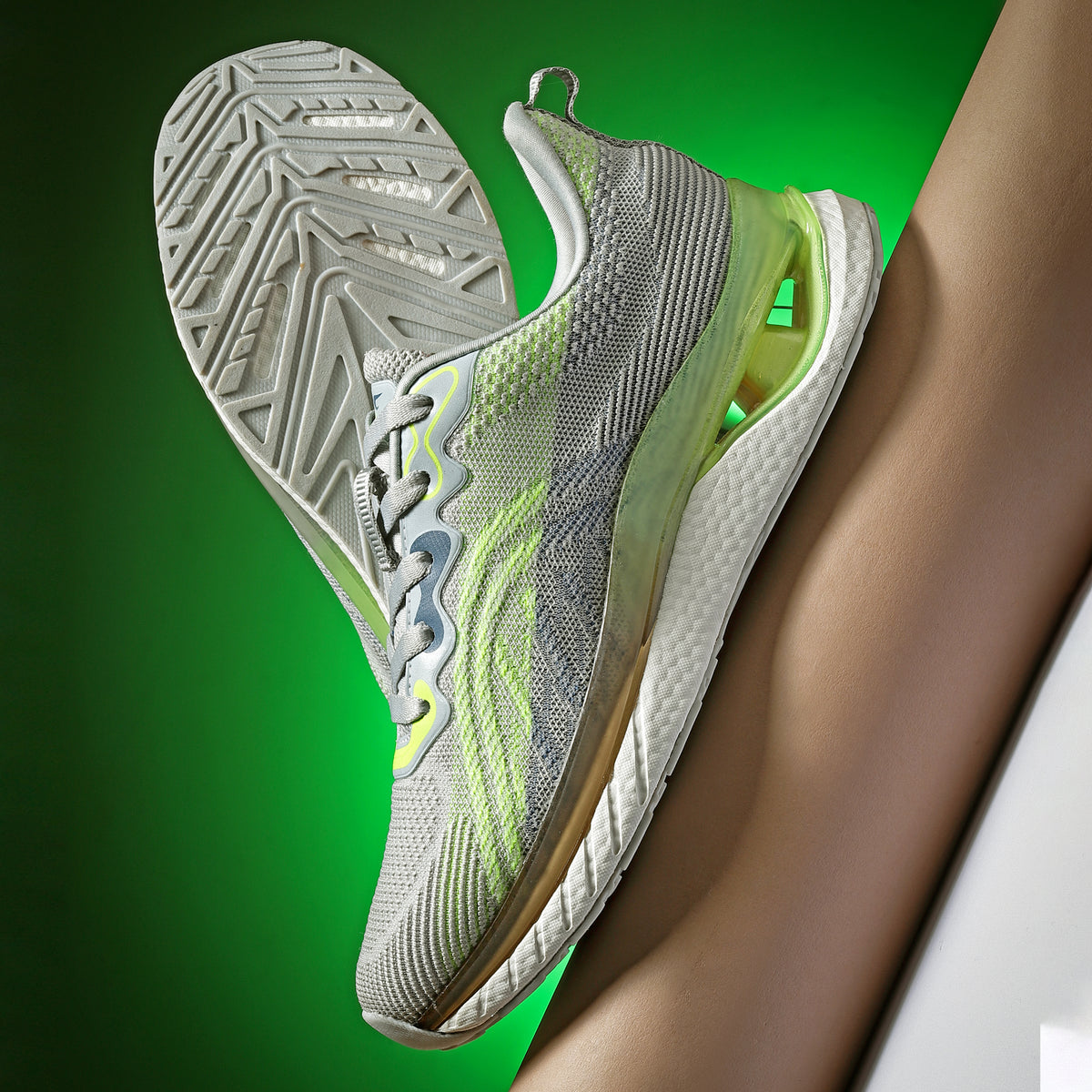 Vomax Sports Stalino-01 Flynit Breathable Upper Running Shoes for Men