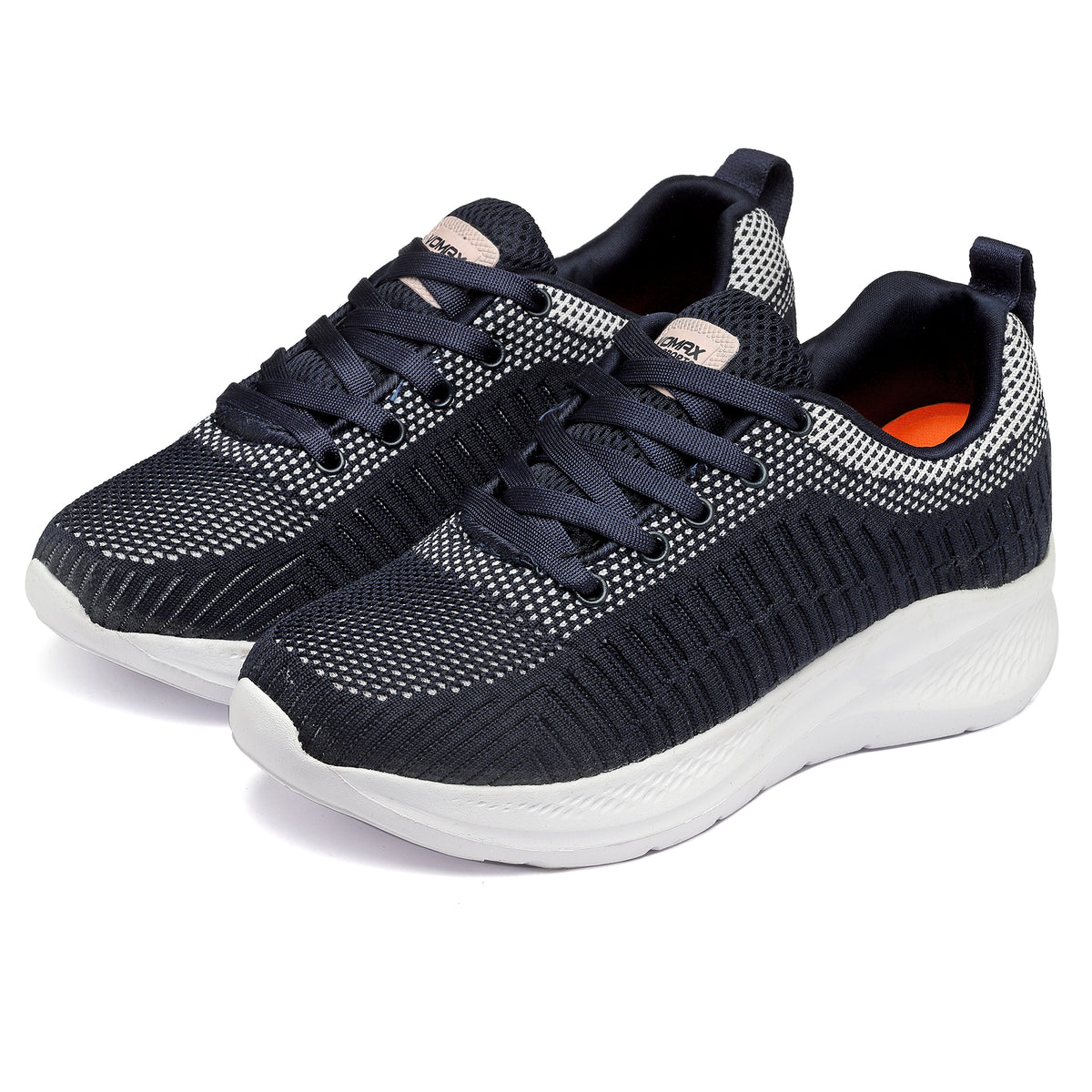 VOMAX SPORTS LR-5001 Flynit Upper Eva Sole Lace up Lightweight Running Shoes for Women