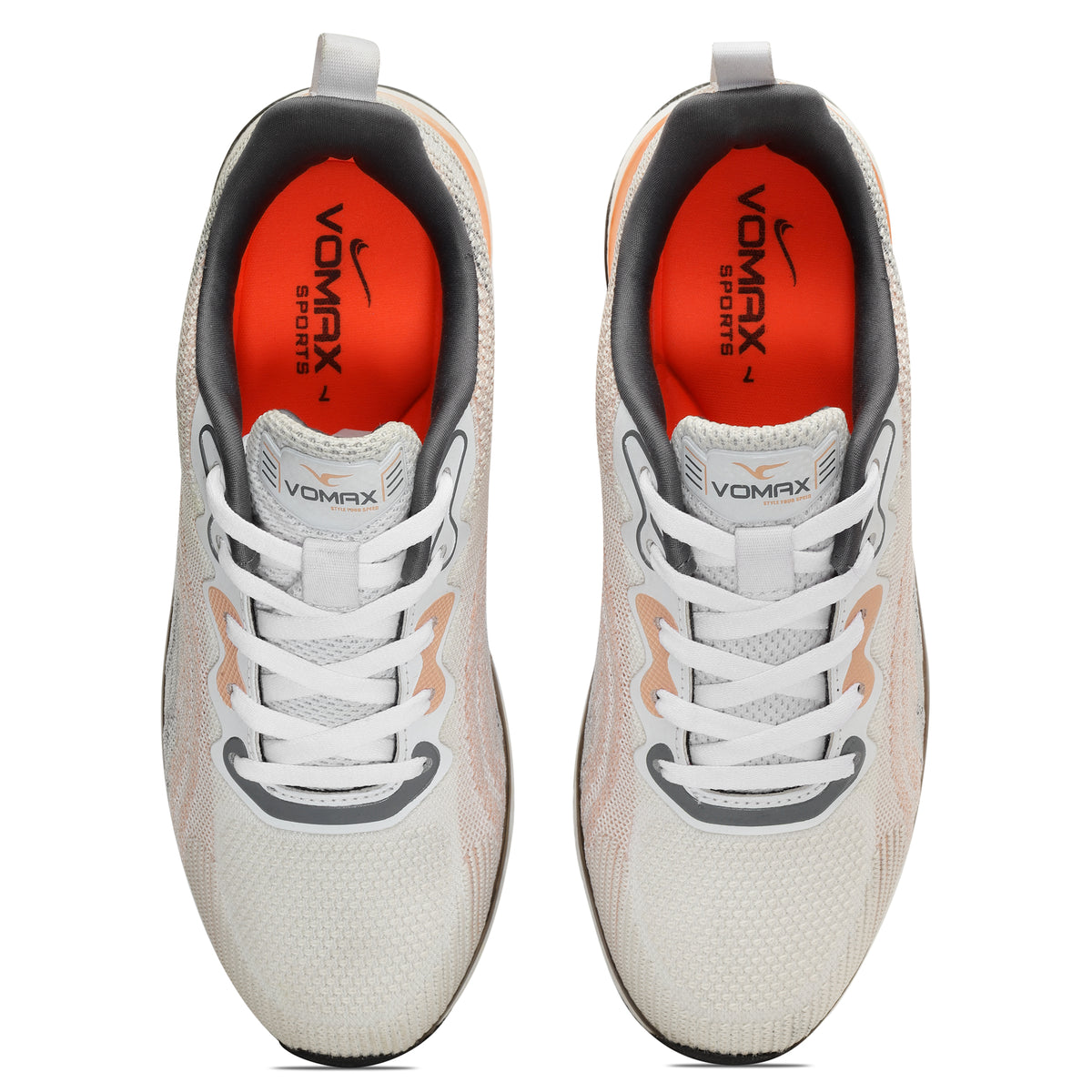 Vomax Sports Stalino-01 Flynit Breathable Upper Running Shoes for Men